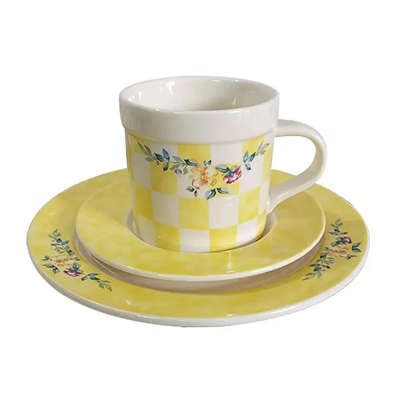 Hot Sale in 2020 Milk Coffee Afternoon Tea Ceramic Cups Set