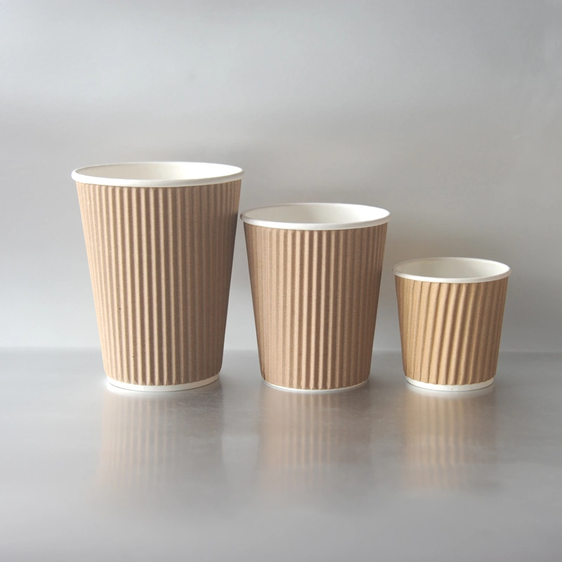 Ripple Wall Paper Cup/Hot Drinking/Coffee Cup Paper Cups