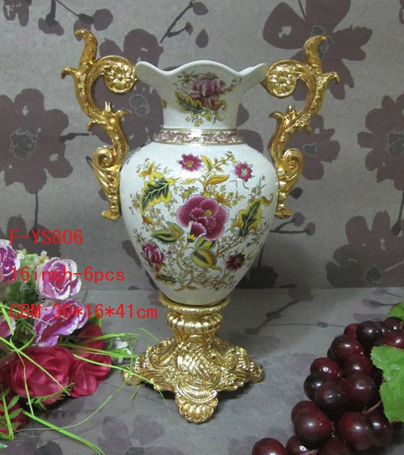 Wholesale Ceramic Cans, European Home Furnishings, Pastoral Vase Decoration Jar