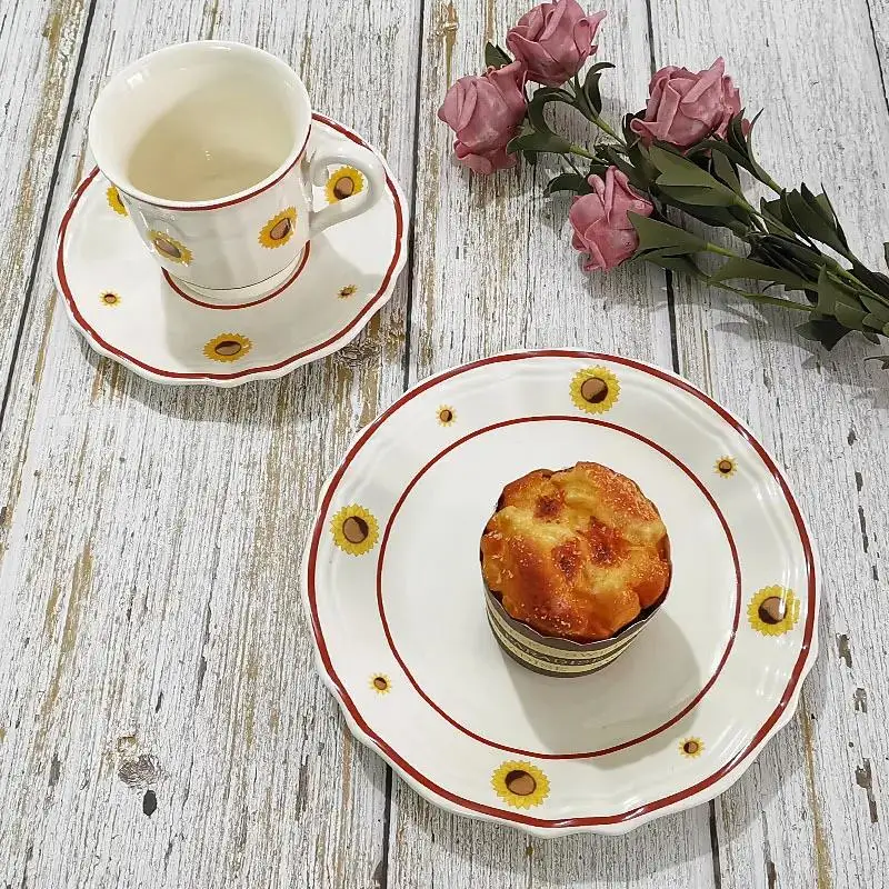 Hot Sale in 2020 Milk Coffee Afternoon Tea Ceramic Cups Set